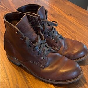 Men's Wolverine 1000 Mile Brown Leather Lace-Up Boots